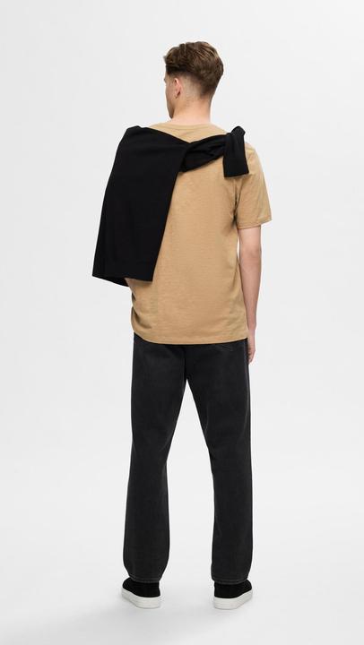 Immagine prodotto Selected Homme Maglietta in cotone con filato a fiamma (XXL)