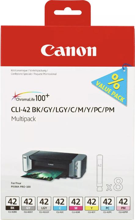 Immagine prodotto Canon Cli-42 (M, PREMIER, GY, LGY, FC, C, Y, PC)