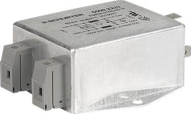 Actual product image Schurter Mains filter, 5A, 80VDC, terminal block / quick connection
