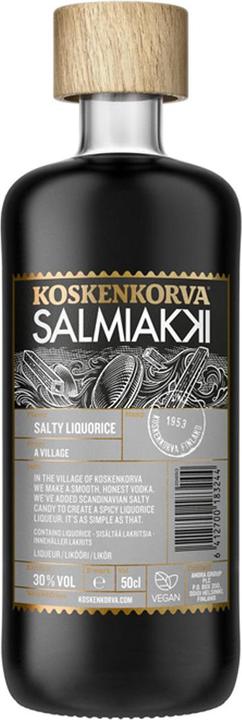 Produktbild Koskenkorva Distillery Koskenkorva Salmiakki Lakritzlikör aus Finnland 30% Vol. 0,5l