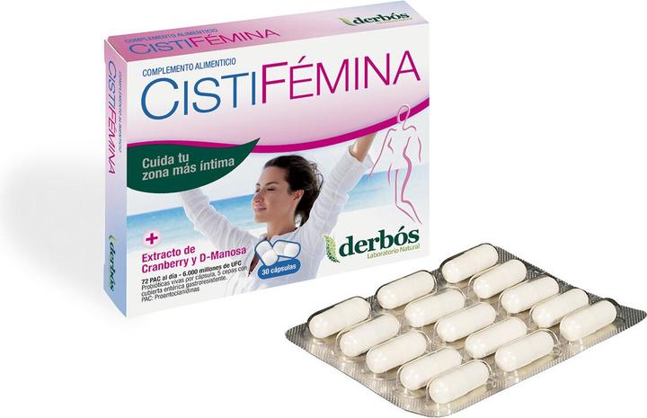 Immagine prodotto Derbos Cistifemina 30 Capsule 500mg (Crema corpo)