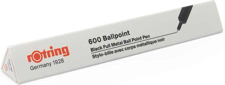 Actual product image Rotring Biros 600 Juodas, M-Juodas gift box (Black, 1 x)