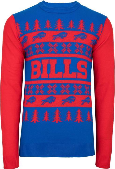 Foco NFL Ugly Sweater XMAS Strick Pullover Buffalo Bills - L (L)