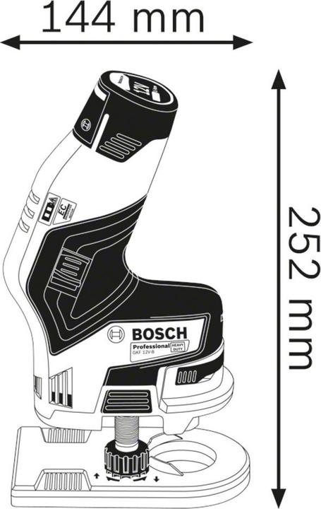 Productafbeelding Bosch Professional Gkf 12v-8
