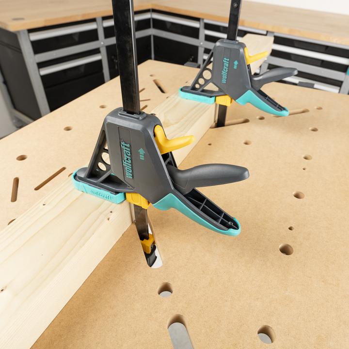 Produktbild wolfcraft wolfcraft 1 EHZ - Einhandzwinge PRO 100/700mm (700 mm)