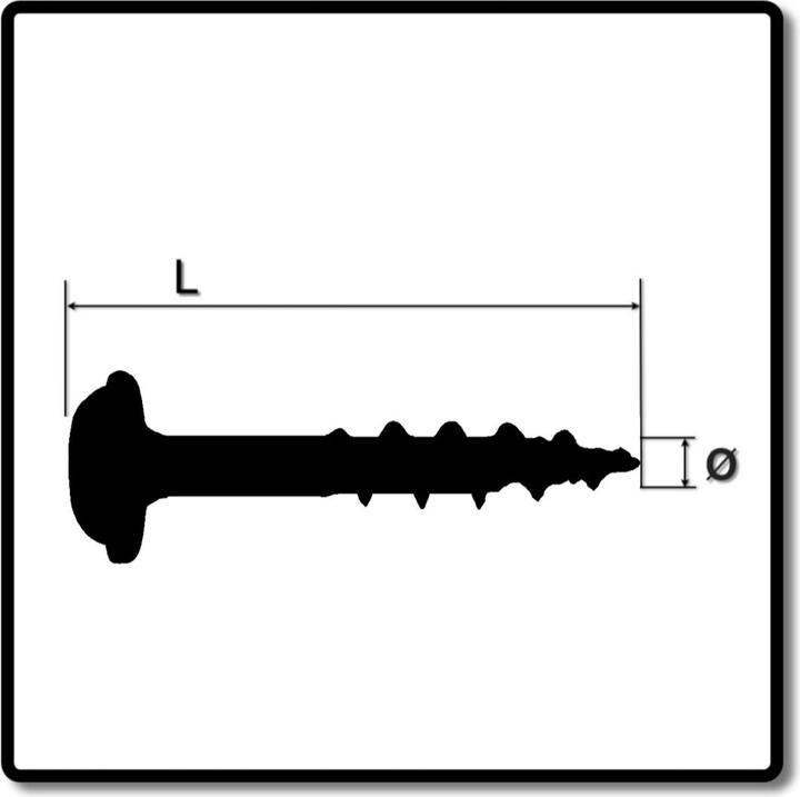 Image du produit Kreg Vis à tête cylindrique 32 mm 100 pcs ( SML-F125-100 ) à tête carrée à filetage partiel Feing (100 Vis par pièce)