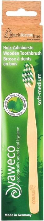Image du produit Yaweco Brosse à dents bois nylon moyennement douce - 1 pièce - (1 x)