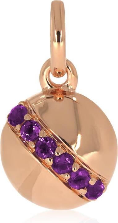 Xen Anhänger mit 6 Amethyste ca. 0,24 ct. rosèvergoldet (925 Sterling Silber)