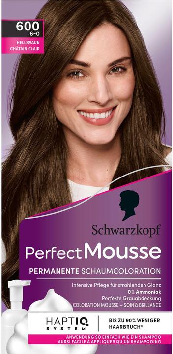 Produktbild Schwarzkopf Perfect Mousse Schaumcoloration (600 Hellbraun)