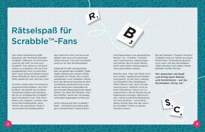 Produktbild Scrabble™-Rätselbuch (Deutsch)