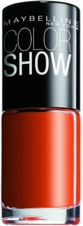 Actual product image Maybelline New York Maybelline Color Show 60 Seconds Nail Polish No. 312 Wow Orange 7 ml (Colour paint)