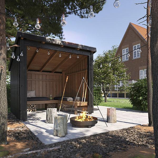 Produktbild kaiserkraft Nordic Grillhütte