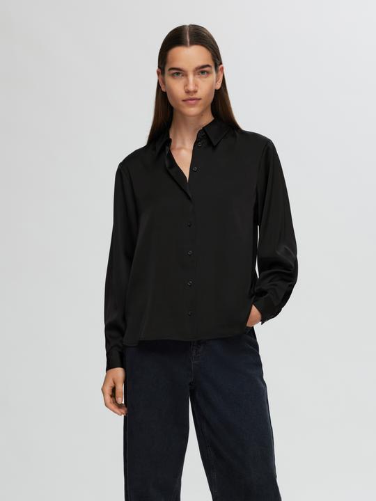 Produktbild Selected Femme Langarm Satinbluse (34)