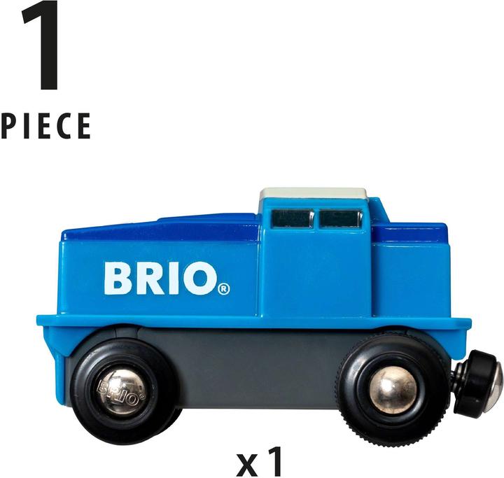 Image du produit Brio Locomotive de fret à batterie bleue