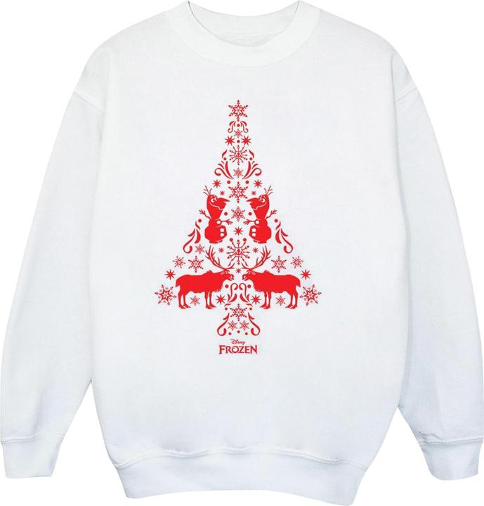 Disney Frozen Christmas Tree Sweatshirt Jungen