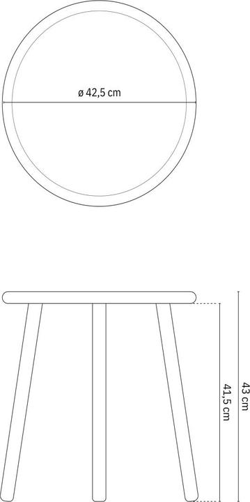 Actual product image Micadoni Outdoor Coffee Table, "Roig", 42.5x42.5x43