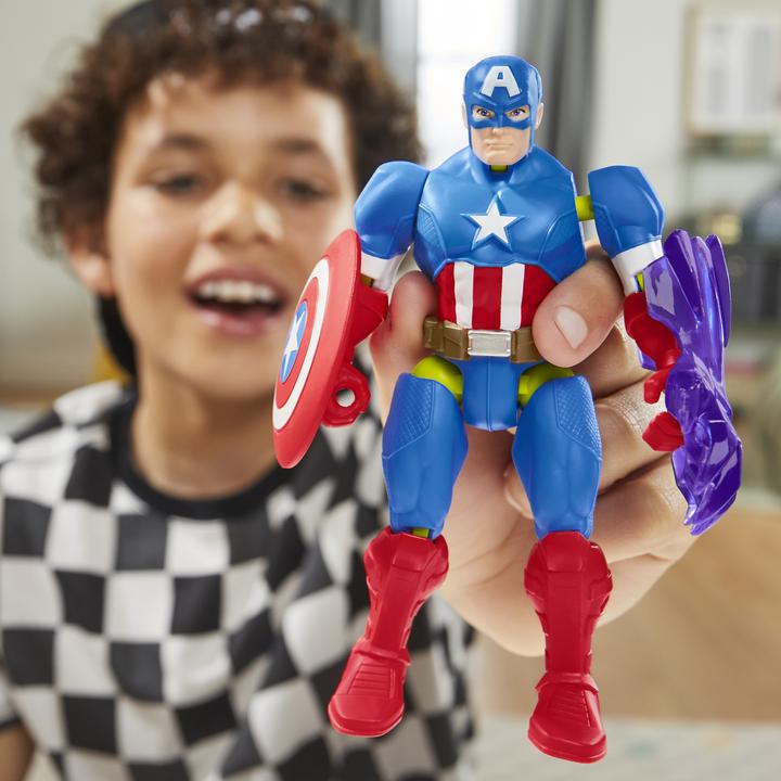 Actual product image Hasbro MixMashers Marvel Captain America Avengers Mix-And-Match