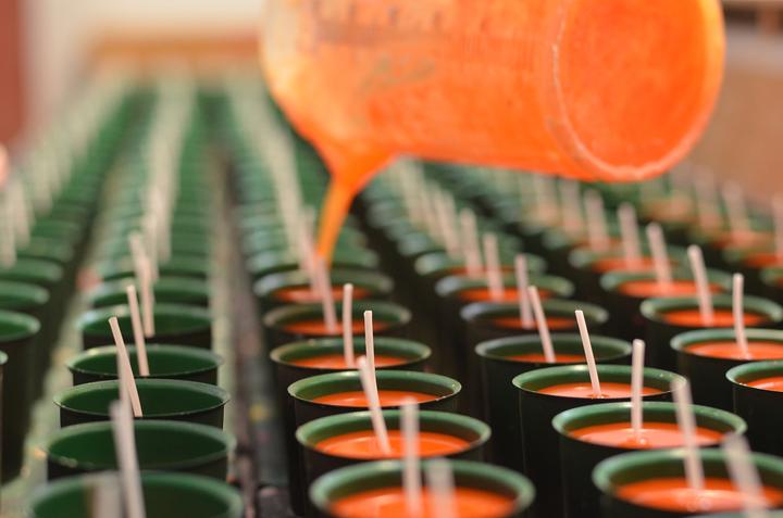 Image du produit Candle Factory Grand Noël blanc géant