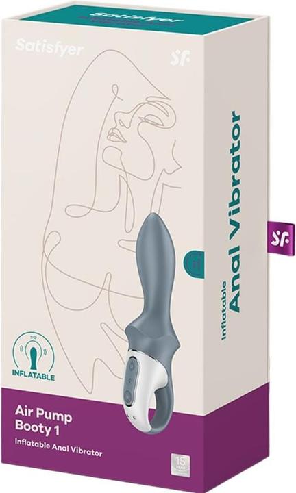 Immagine prodotto Satisfyer - Air Pump Booty 1 Anal Aufblasbarer Vibrator Grau