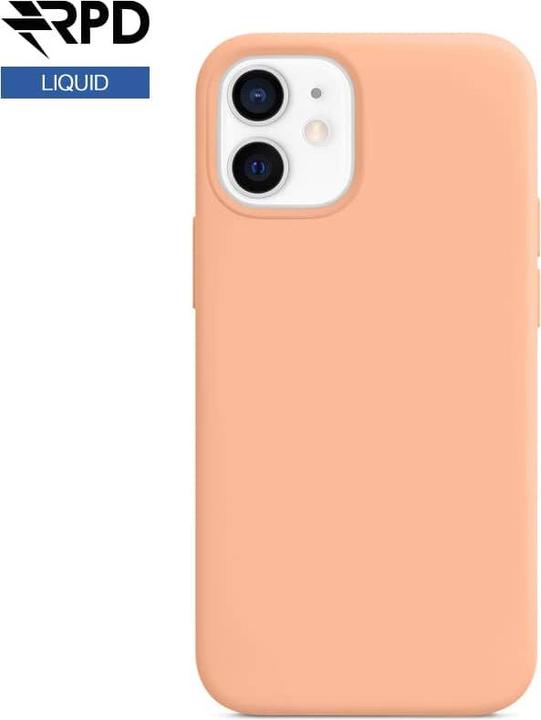Produktbild RPD iPhone 12 / 12 Pro - Silicone Case Cantaloupe (helles pink), Liquid (Magsafe-Version) (Apple iPhone 12, Apple iPhone 12 Pro)