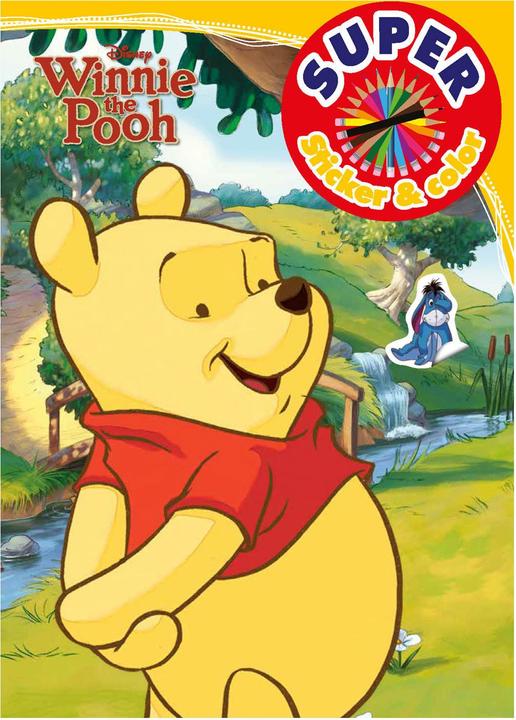 Produktbild Winnie de Poeh Super Sticker & Color Malbuch