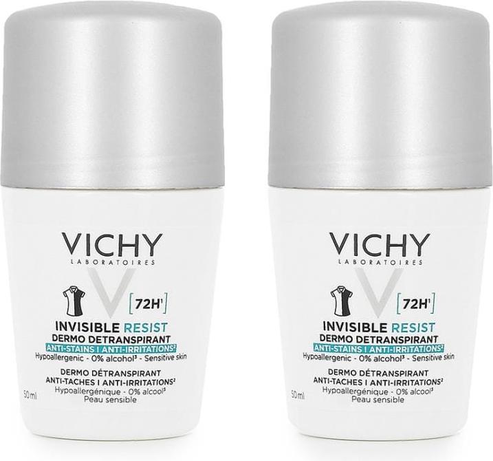 Produktbild Vichy 2er- Set Deodorants Roll On Invisible Resist - 2 x 50 ml (Roll-on, 100 ml)