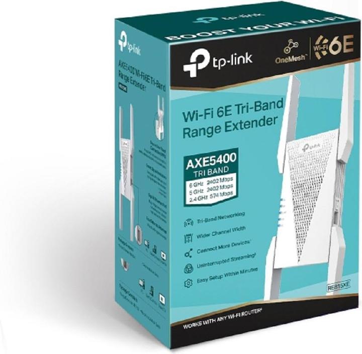 Actual product image TP-Link WLAN Mesh Repeater RE815XE (2402 Mbit/s, 574 Mbit/s)