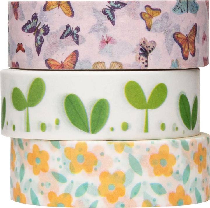 Immagine prodotto Colorations Washi Tape Spring 3 rotoli, 5 metri.