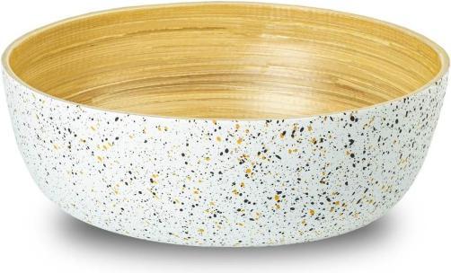 Image du produit Jungle Culture très grand saladier en bambou blanc (28 cm de diamètre) (28 cm, 1 x)