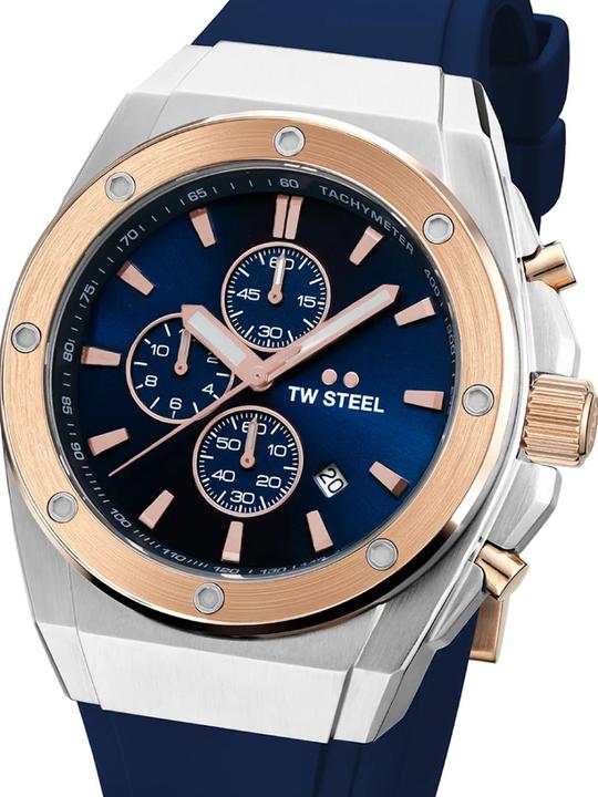 TW-Steel CE4105 CEO Tech Chronograph Herrenuhr 44mm 10ATM (Chronograph, 44 mm)