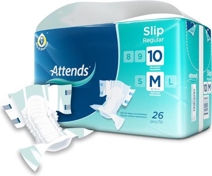 Immagine prodotto Attends Slip 10 Regular (26 x, M)