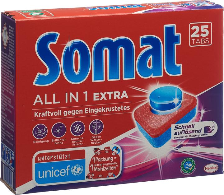 Produktbild Somat All in 1 Extra (Tabs, 25 Waschgänge)