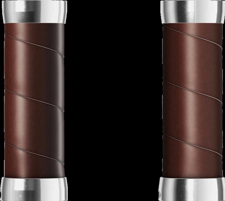 Brooks Running Slender leather handlebar grips for twist shifters on both sides Mod. 2023