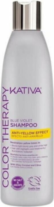Image du produit Kativa BLUE VIOLET shampooing à effet anti-yellow 250 ml (250 ml, Shampoing liquide)