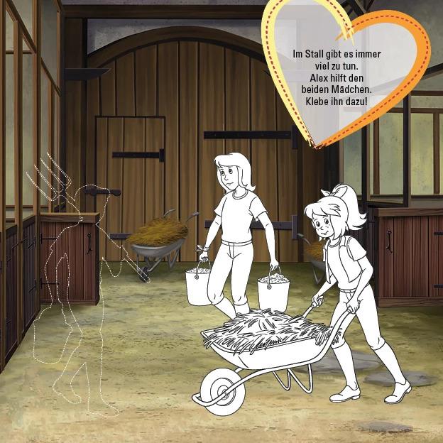 Produktbild Panini Bibi & Tina Meine liebsten Sticker zum Ausmalen (Deutsch, Panini, 2023)