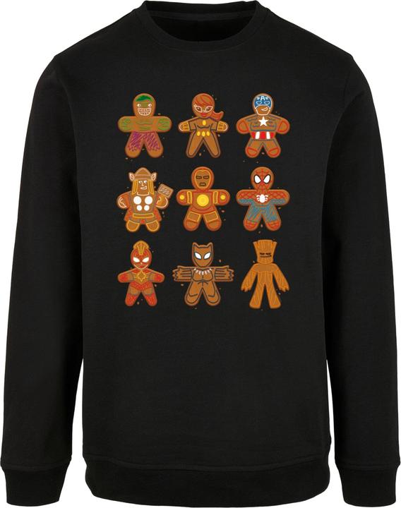 Actual product image Absolute Cult Marvel Universe - Christmas Gingerbread Avengers Crewneck - 116617 (XXL)
