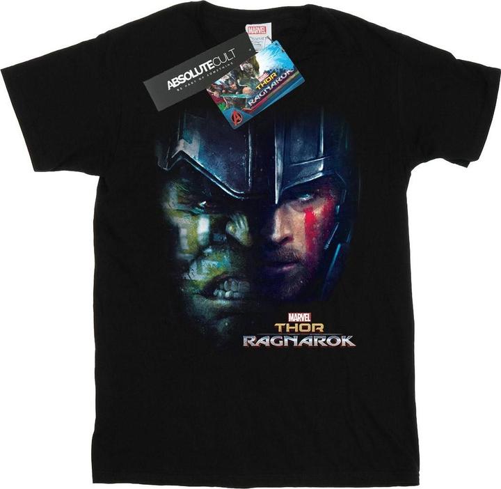 Thor Ragnarok Hulk Split Face TShirt Mädchen