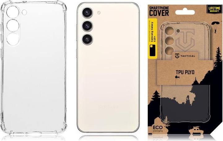 Produktbild PhoneLook Hülle Gummi Gel Bumper mit extra Schutz für Ecken Antischock (Samsung Galaxy S23+)