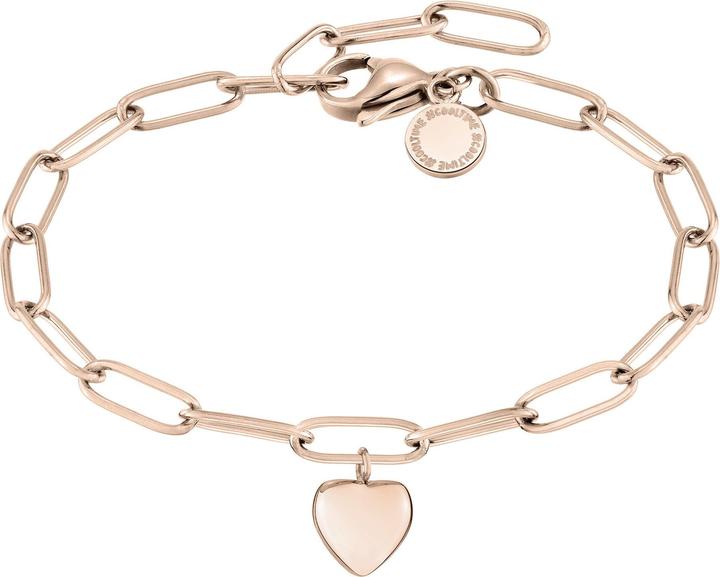 Cool Time Kids Kinderarmband (17 cm, Edelstahl IP Roségold)