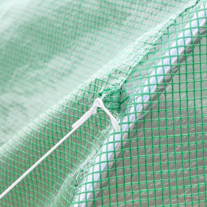 Produktbild Swisshandel24 Foliengewächshaus 2,95 x 2 x 2 m, 6 Fenster UV-Schutz Grün