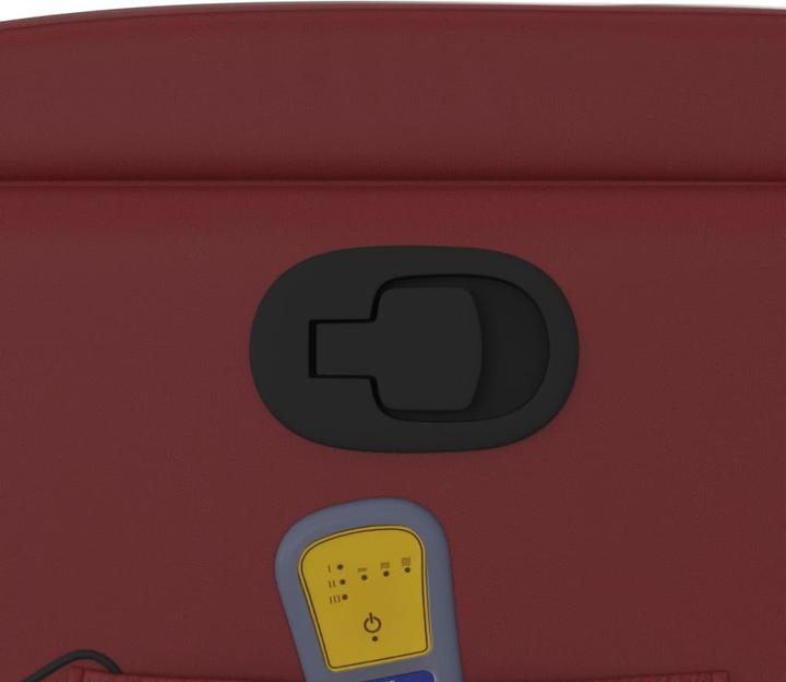 Immagine prodotto VidaXL Sedia da massaggio in similpelle rosso vino, colore: rosso vino, materiale