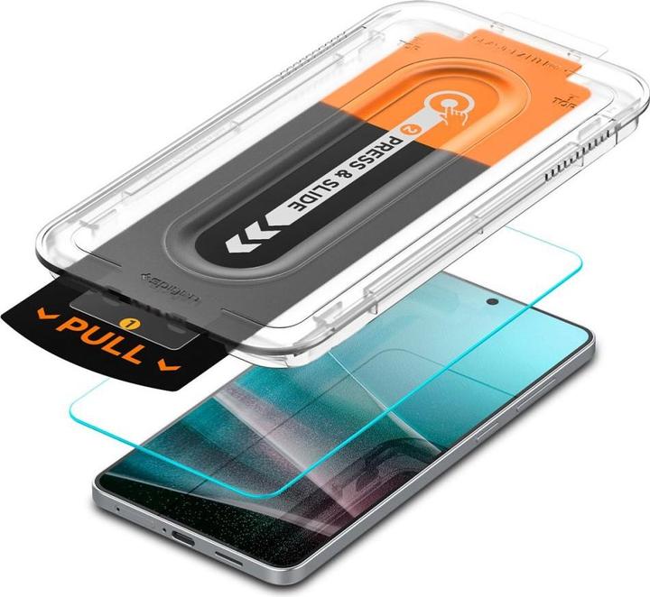 Actual product image Spigen - Glas.tR EZ-FIT Pro - Samsung Galaxy S25 Edge - Clear (1 Piece, Samsung Galaxy S25 Edge)