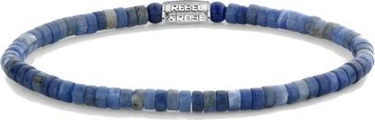 Rebel Rose - Original bead bracelet Midnight Blue RR-40080-S - Dimension: 15 cm - XS (15 cm)