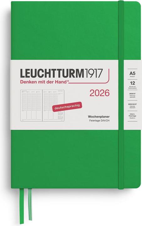 WochenplanerMediumA5SpringLeaf2026 (15 x 21 cm, Deutsch)