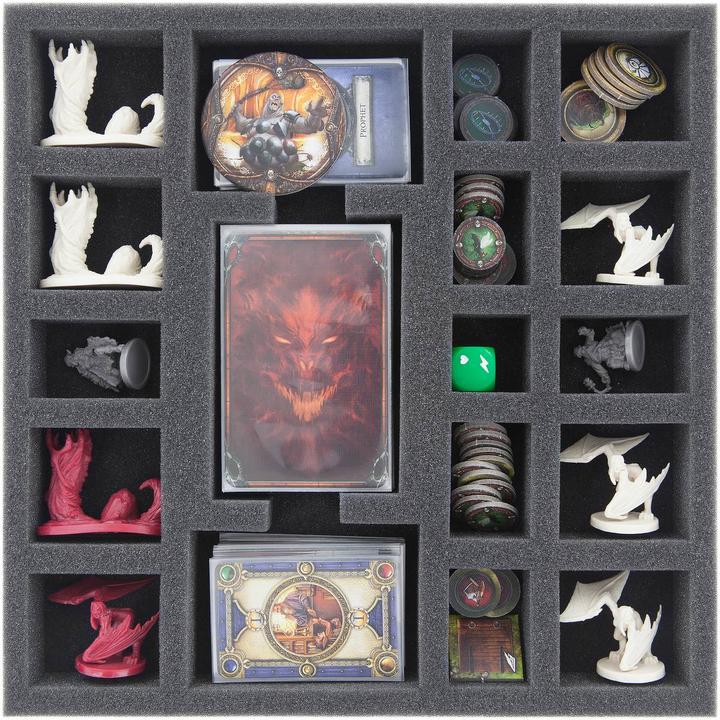 Produktbild Feldherr AS03SET - Schaumstoff-Set für Descent: Reise ins Dunkel (2. Ed.) - Die Trollsümpfe (Schaumstoff)