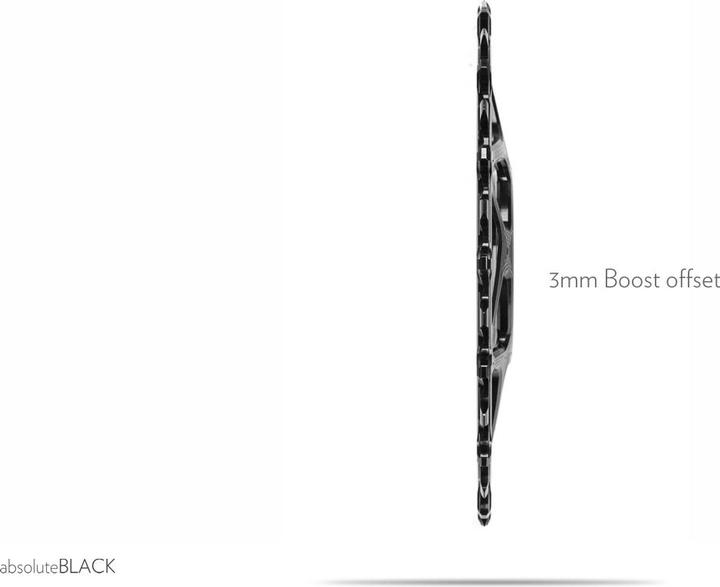 Actual product image AbsoluteBLACK aBLACK MTB OVAL RaceFace Cinch Direct Mount BOOST 148 (3mm offset) RED ROT (30)