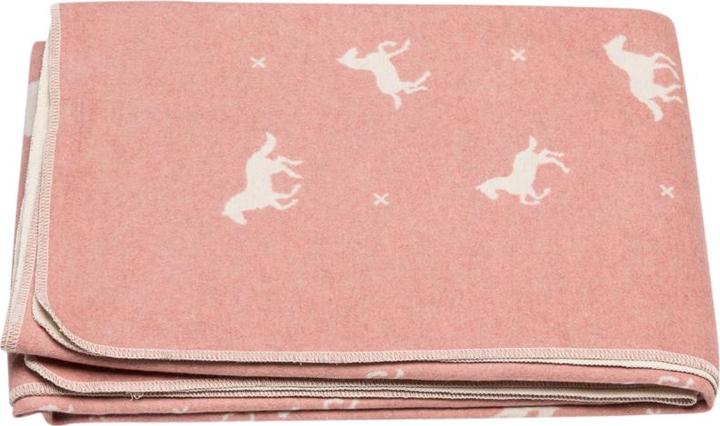 Produktbild David Fussenegger Kuscheldecke Pferd Allover rouge 140x200 (140 x 200 cm)