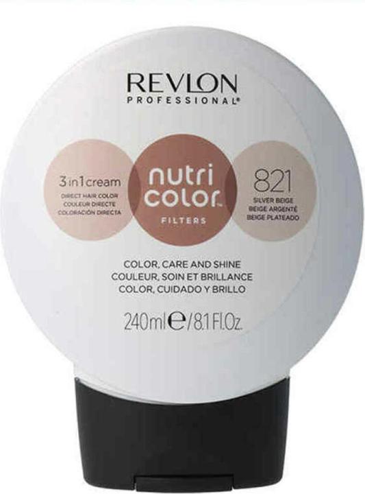 Productafbeelding Revlon Professional Nutri Color Cream - Zilver Beige 821 (Licht Blond Irisé As, 821 Zilver Beige)