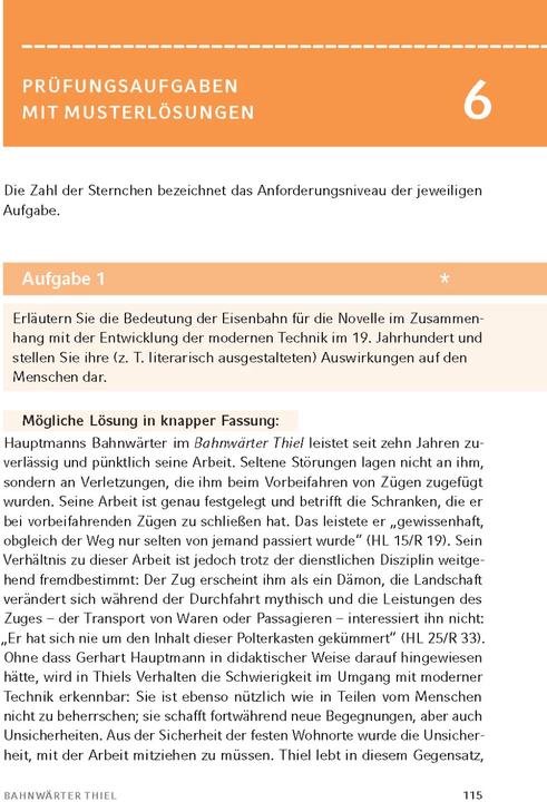 Produktbild Bahnwärter Thiel von Gerhart Hauptmann - Textanalyse und Interpretation (Deutsch, Gerhart Hauptmann, Rüdiger Bernhardt, 2023)