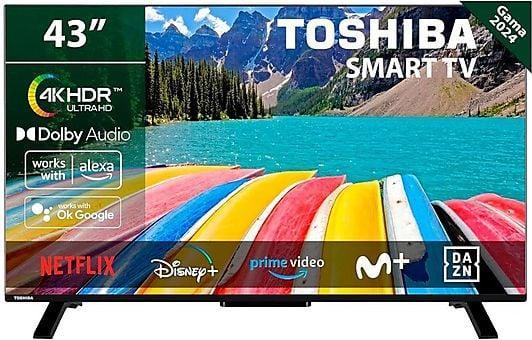 Actual product image Toshiba 43UV2363DG Fernseher 109,2 cm (43) 4K Ultra HD Smart-TV WLAN Schwarz 250 cd/m² (43", LED, 4K)